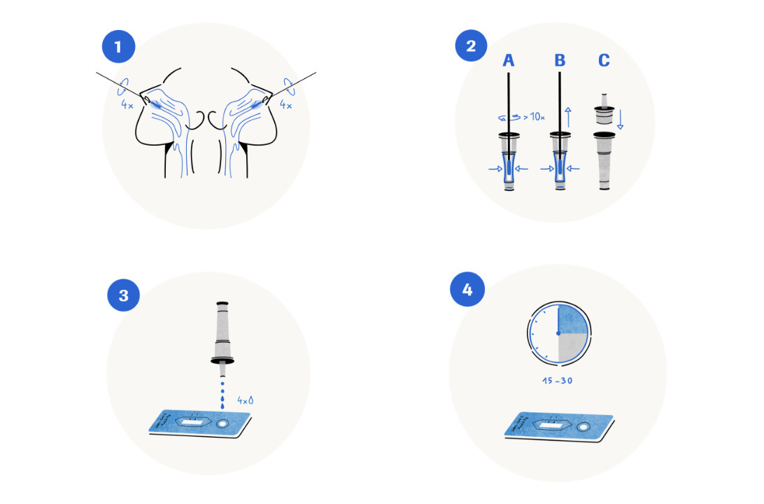 Roche sneltest (25 stuks)