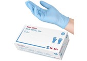 Handschoen Selefa nitrile sense blauw poedervrij (200 stuks)