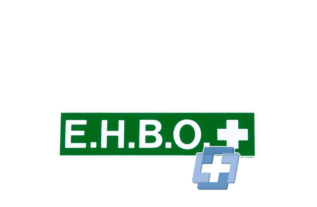 EHBO+ diverse maten (Polypropyleenplaat)