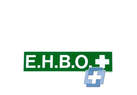 EHBO+ diverse maten (Polypropyleenplaat)