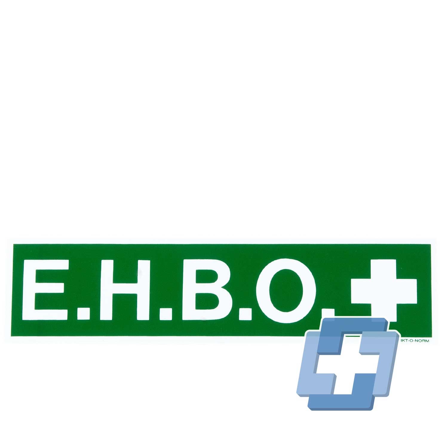 EHBO+ diverse maten (Polypropyleenplaat)