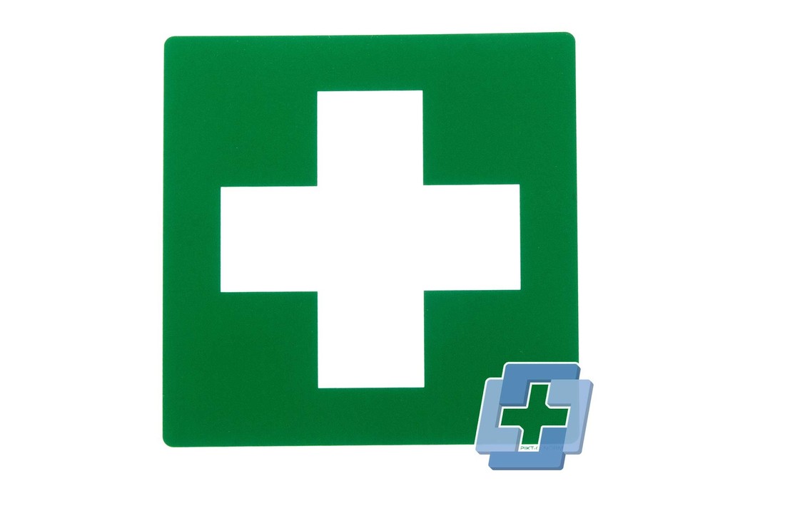 Erste-Hilfe-Icon - verschiedene Größen (Polypropylenfolie)