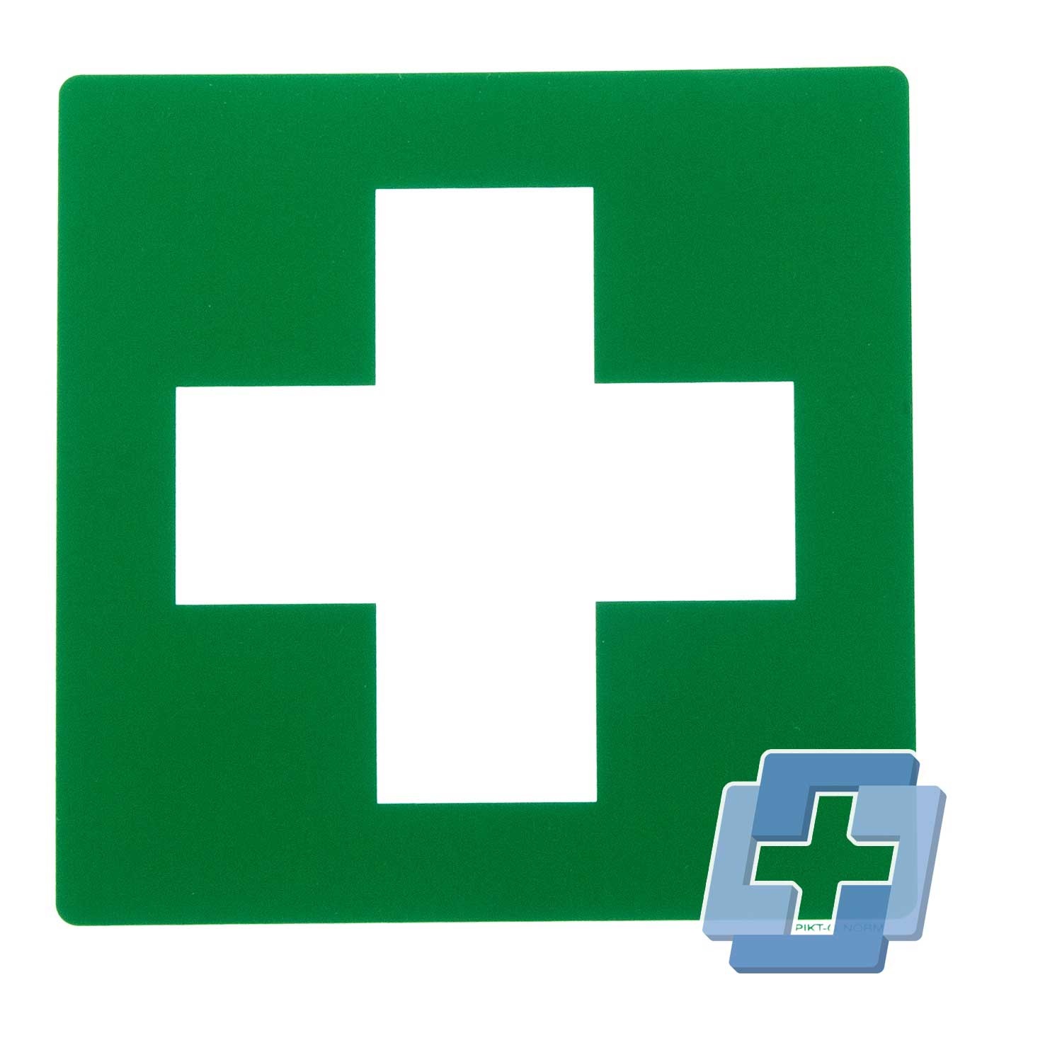 EHBO Pictogram - diverse maten (polypropyleenplaat)