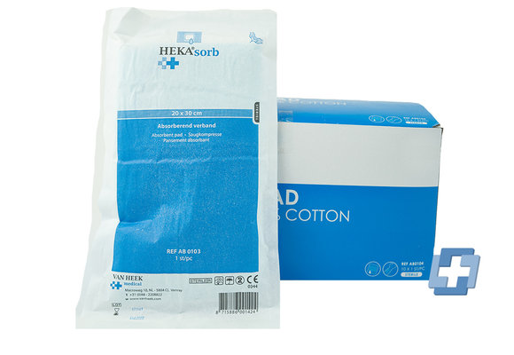 HEKA Sorb sterile - 20 cm x 30 cm (10 Stück)