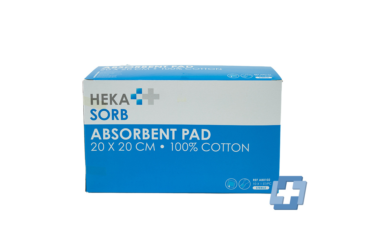 HEKA Sorb sterile - 20 cm x 20 cm (10 Stück)