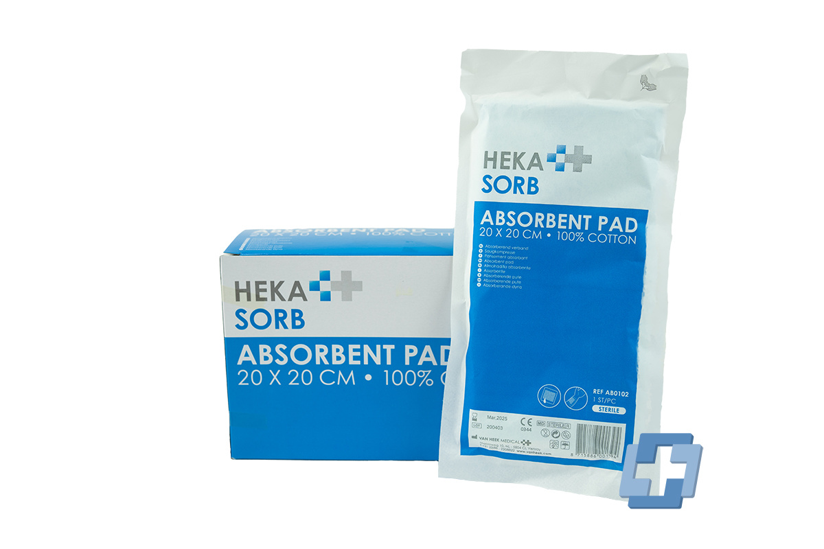 HEKA Sorb sterile - 20 cm x 20 cm (10 Stück)