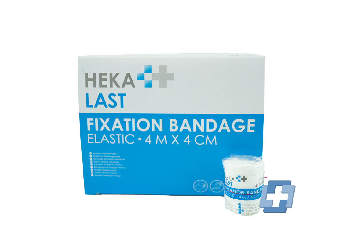 HEKA Elastic fixatiewindsel - 4 m x 4 cm (20 Stück)