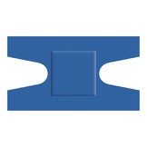 Detectaplast Elastic blauwe pleisters 68x38mm (Anker) (50 stuks)