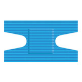 Wasserdicht blau Bandagen HACCP PU Anker (50 Stück)