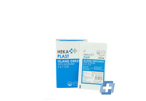 HEKA Eilandpleisters steriel - 5 x 7 cm (50 stuks)