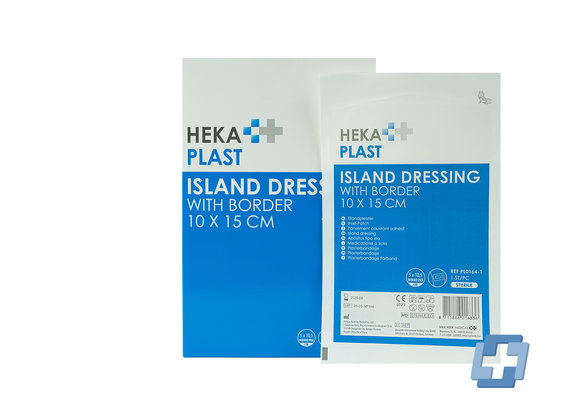 HEKA Eilandpleisters steriel - 10 x 15 cm (25 stuks)