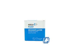 HEKAPLAST Rolpleister elastische textiel - 5 m x 6 cm