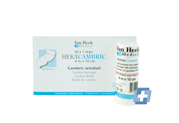 HEKA Cambric windsel 4 m x 10 cm (20 Stück)