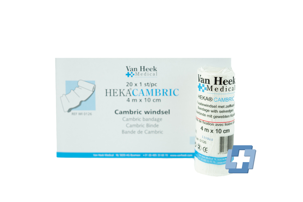 HEKA Cambric windsel 4 m x 10 cm (20 Stück)