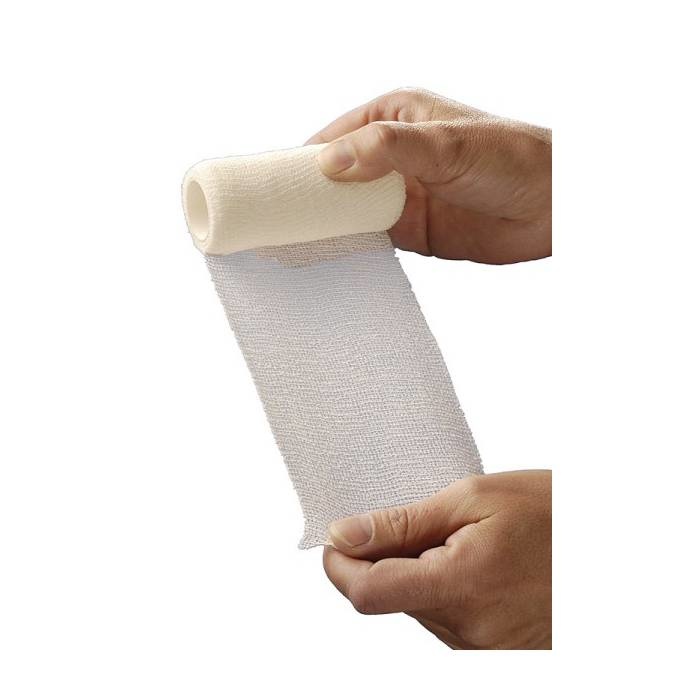 HEKA Haft anhaftende elastische fixatiewindsel - 4 m x 4 cm (pro Stück)