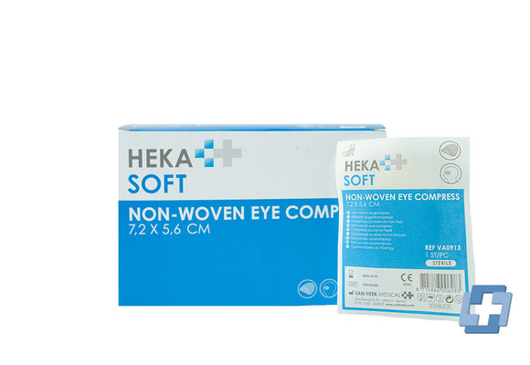 HEKA Augenkompresse - 7,2 x 5,6 cm (35 Stück)