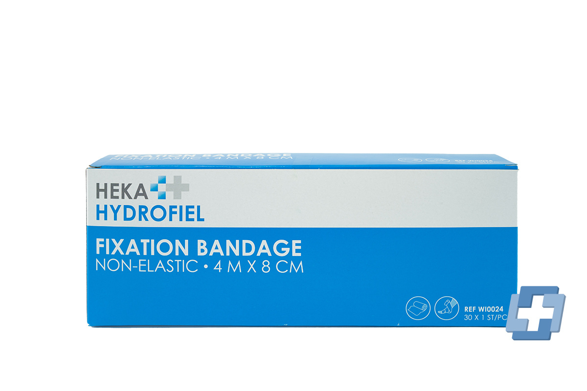 HEKA Hydrofiel fixatiewindsel - 4 m x 8 cm (30 stuks)