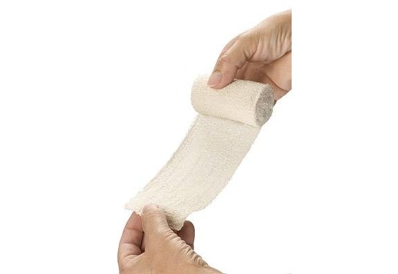 HEKA Elastisch fixatiewindsel crêpe - 4 m x 6 cm (per stuk)