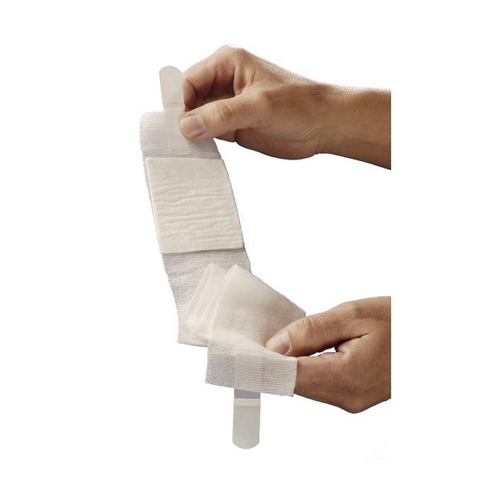 HEKA Wondsnelverband 8 x 10 cm met hechtpleister (per stuk)