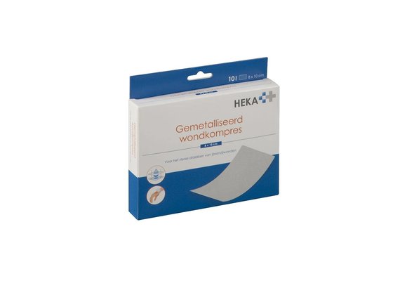 HEKA Metallized sterile Wundpackung - 8 x 10 cm