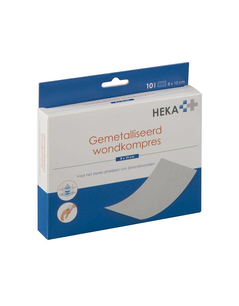 HEKA Metallized sterile Wundpackung - 8 x 10 cm