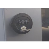 Sixcase AED Outdoor-Wandschrank - Grün - mit Schloss