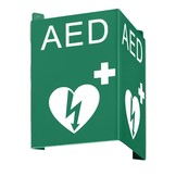 Mindray AED Wandschrank mit Alarm (grün)