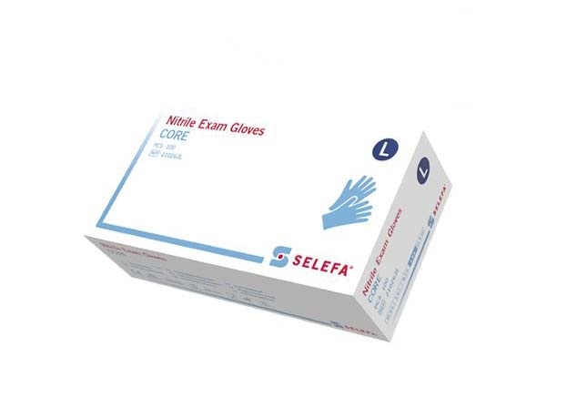 Selefa Nitrile Core handschoenen nst pdv blauw (100 stuks)