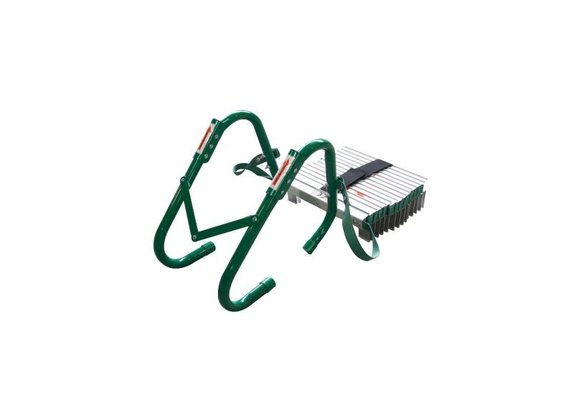 Vluchtladder in vijf verschillende lengtes, van 5 tot 20 meter