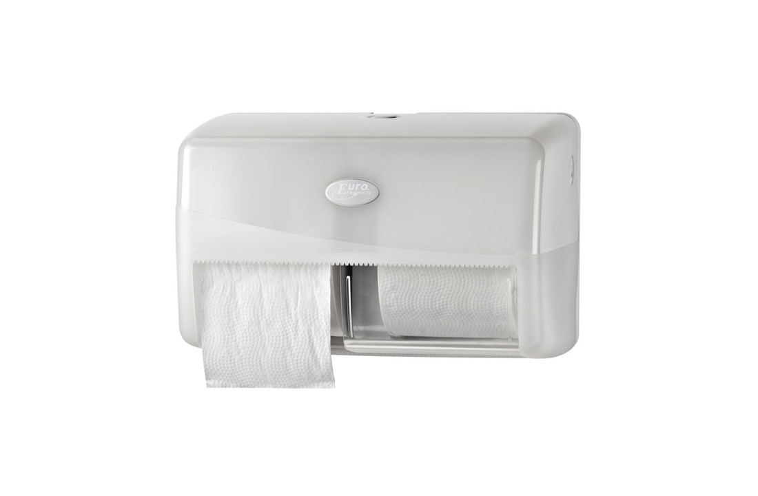 EURO Pearl White Duo Toilettenpapierhalter