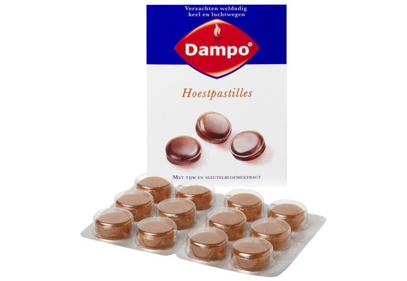 Dampo Hustenpastillen mit Thymian und Primel (24 Stück)