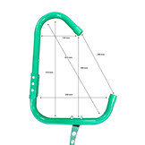 Fluchtleiter in fünf verschiedenen Längen, 5 bis 20 Meter