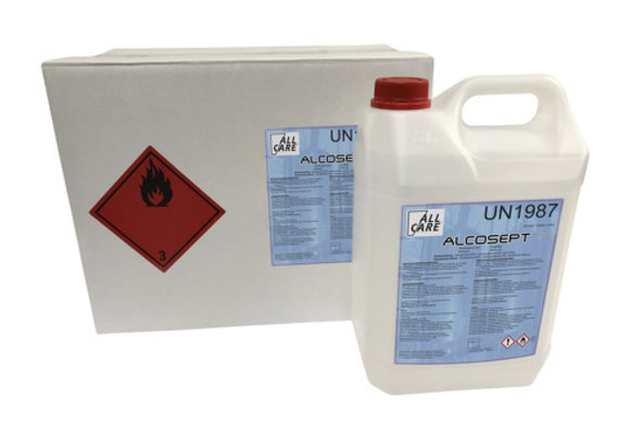 Alcosept oppervlakte 5.000 ml. ethyl-alcohol 80% (per stuk)