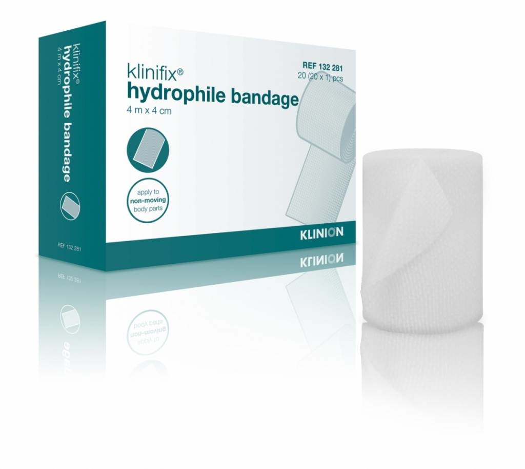 Klinifix Hydrofiel - niet-elastisch fixatiewindsel (20 st.)