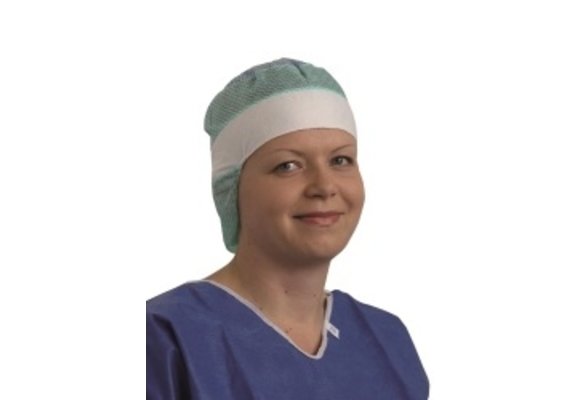 Evercare haarkapje Tricolor groen, wit, blauw (50 stuks)