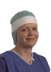 Evercare haarkapje Tricolor groen, wit, blauw (50 stuks)