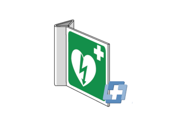 ILCOR AED Icon - verschiedene Größen (Winkel)