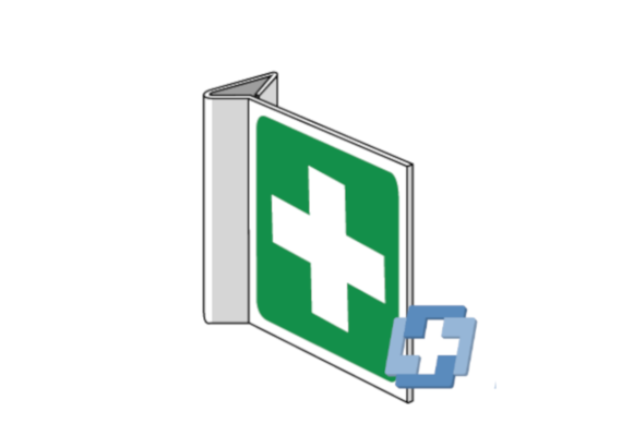 Erste-Hilfe-Icon - verschiedene Größen (Winkel)