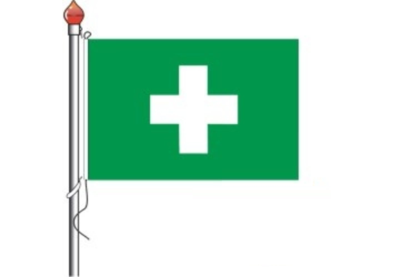 Erste-Hilfe-Fahne