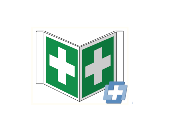 Erste-Hilfe-Icon - verschiedene Größen (Panorama)