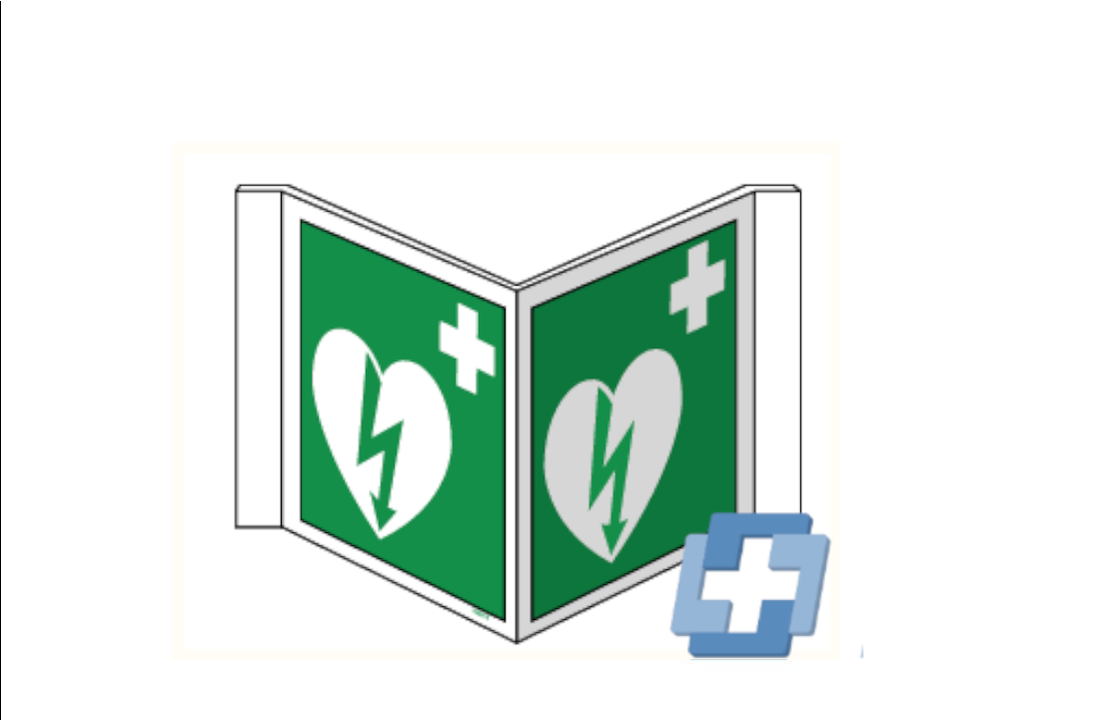 AED ILCOR Pictogram - diverse maten (Panorama)