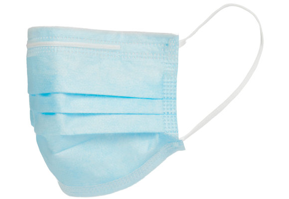 Mondmaskerfabriek Chirurgisch mondmasker type IIR oorlussen blauw (50 stuks)