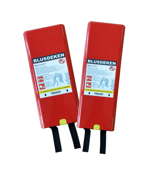 Löschdecke im Flachbehälter - in verschiedenen Varianten erhältlich