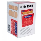 Salvequick 6444 navulling 40 textiel pleisters (6 stuks)