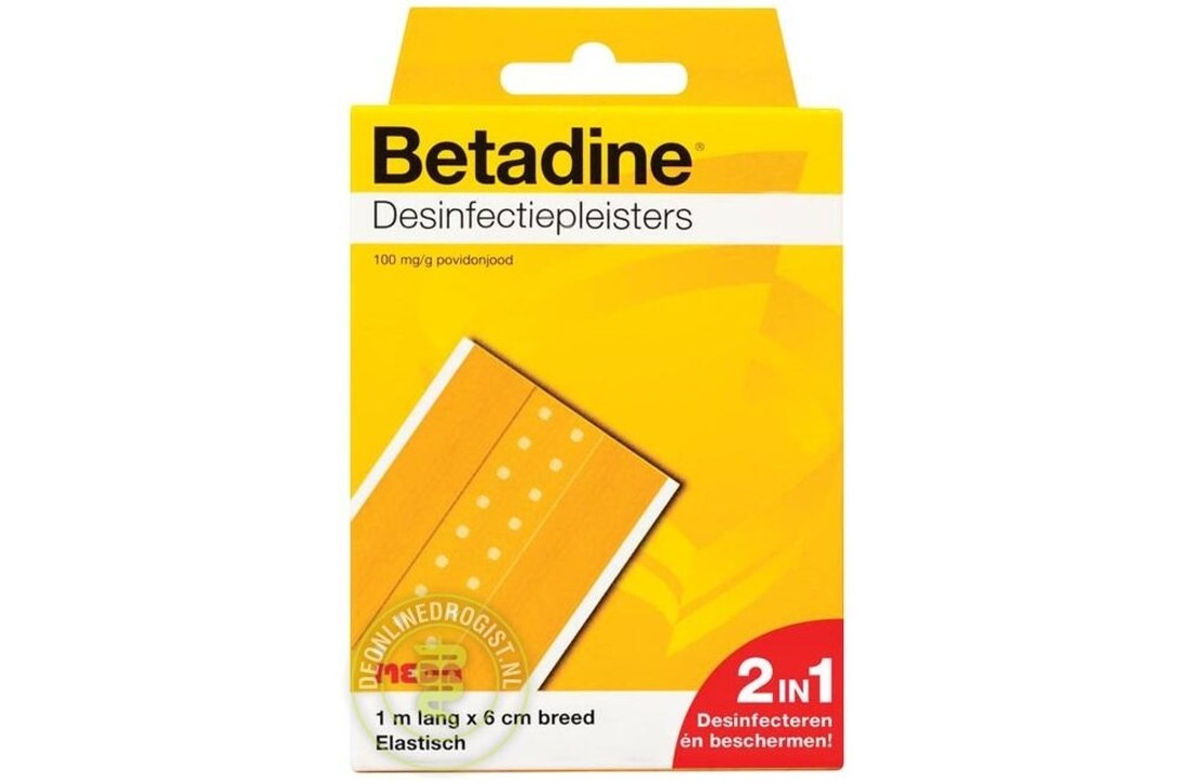 Betadine Desinfectiepleistersstrip 1m x 6cm