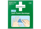 Cederroth Soft Foam Bandage Blauw - 6 cm x 2 m (1 box)