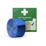 Cederroth Soft Foam Bandage Blau -  6 cm x 4,5 m (1 Karton)