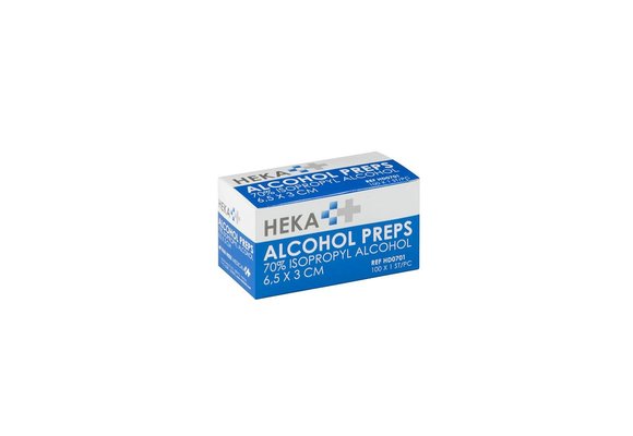 HEKA Alcohol doekjes - medium (100 stuks)