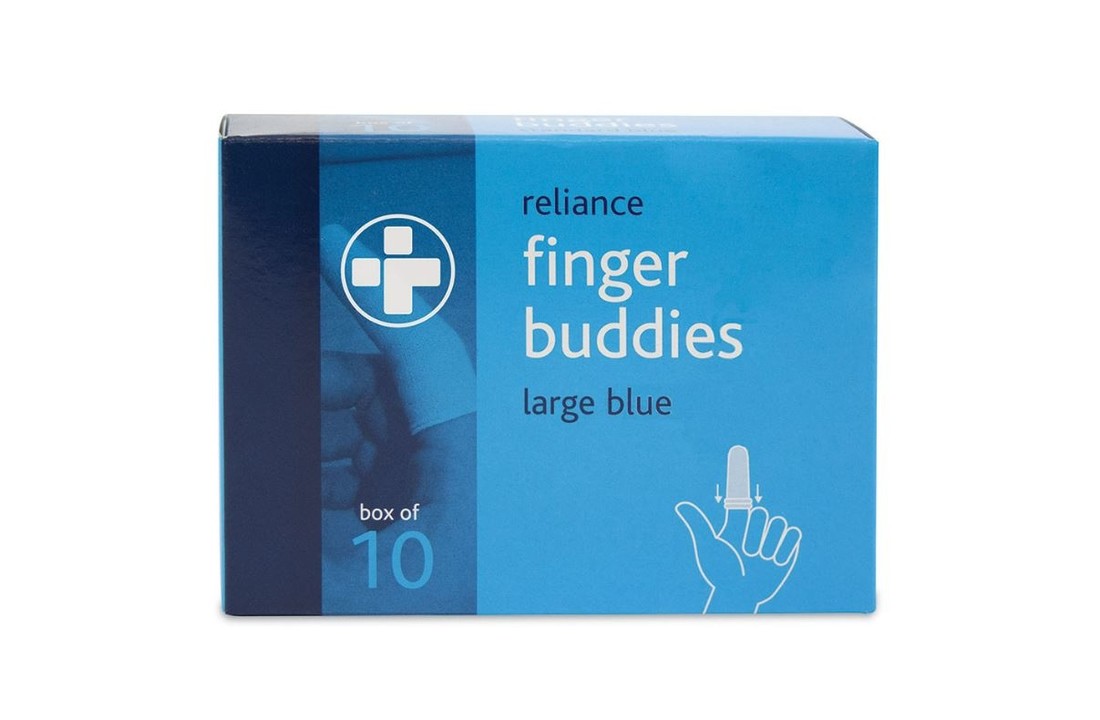 Finger Bandage Finger Buddies blau (10 Stück)