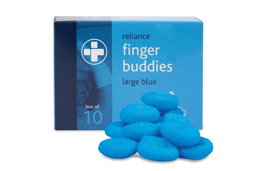 Finger Bandage Finger Buddies blau (10 Stück)